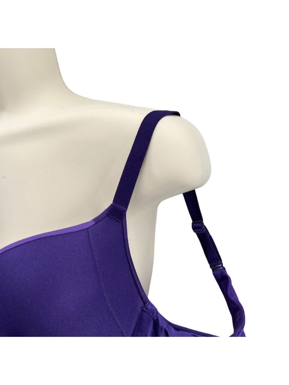 Maidenform 34D Underwire Contour Bra T-Shirt Purple Soft Cup EUC RN 27701 - Picture 13 of 13